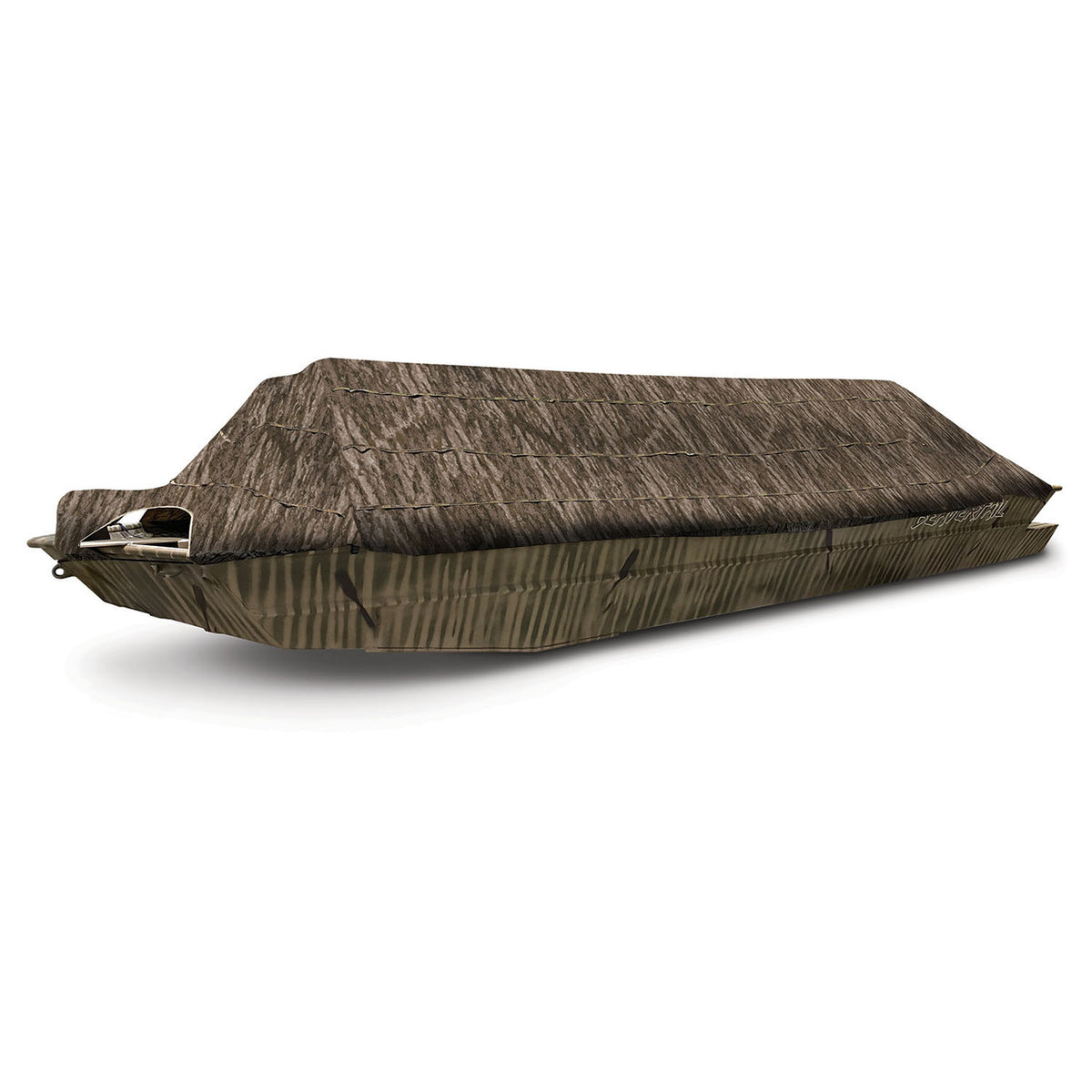 Beavertail 1700 Series Boat Blind Image in Mossy Oak Bottomland