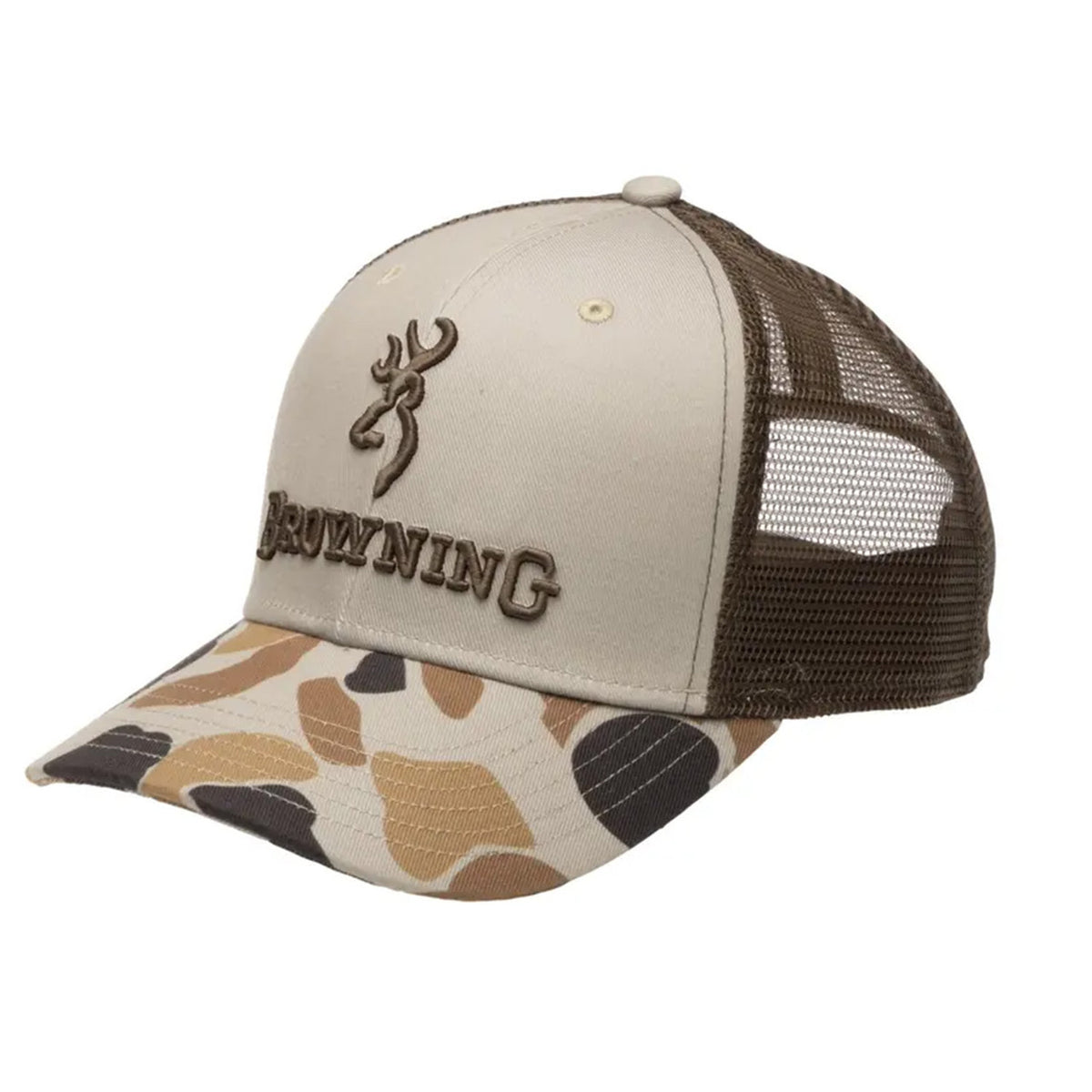 Front image of the Browning Barkley Cap in Vintage Tan.