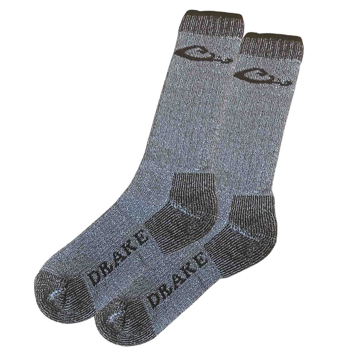 Drake Merino Wool Boot Sock Pair Image in Brown