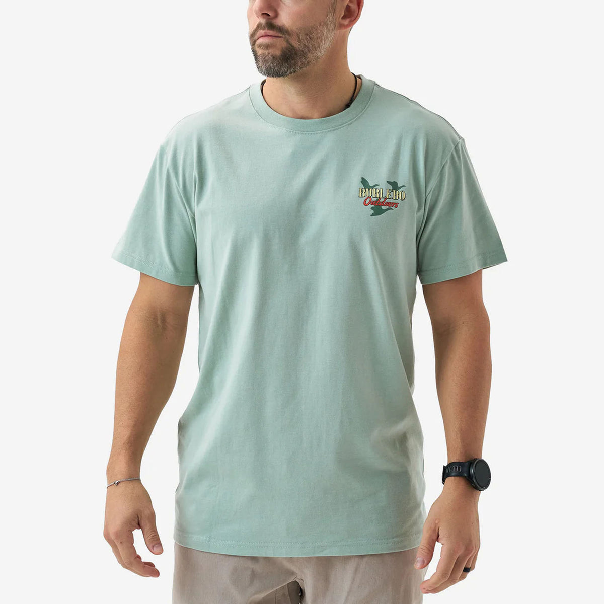 Front image of the Burlebo Field Companion Short Sleeve Tee.