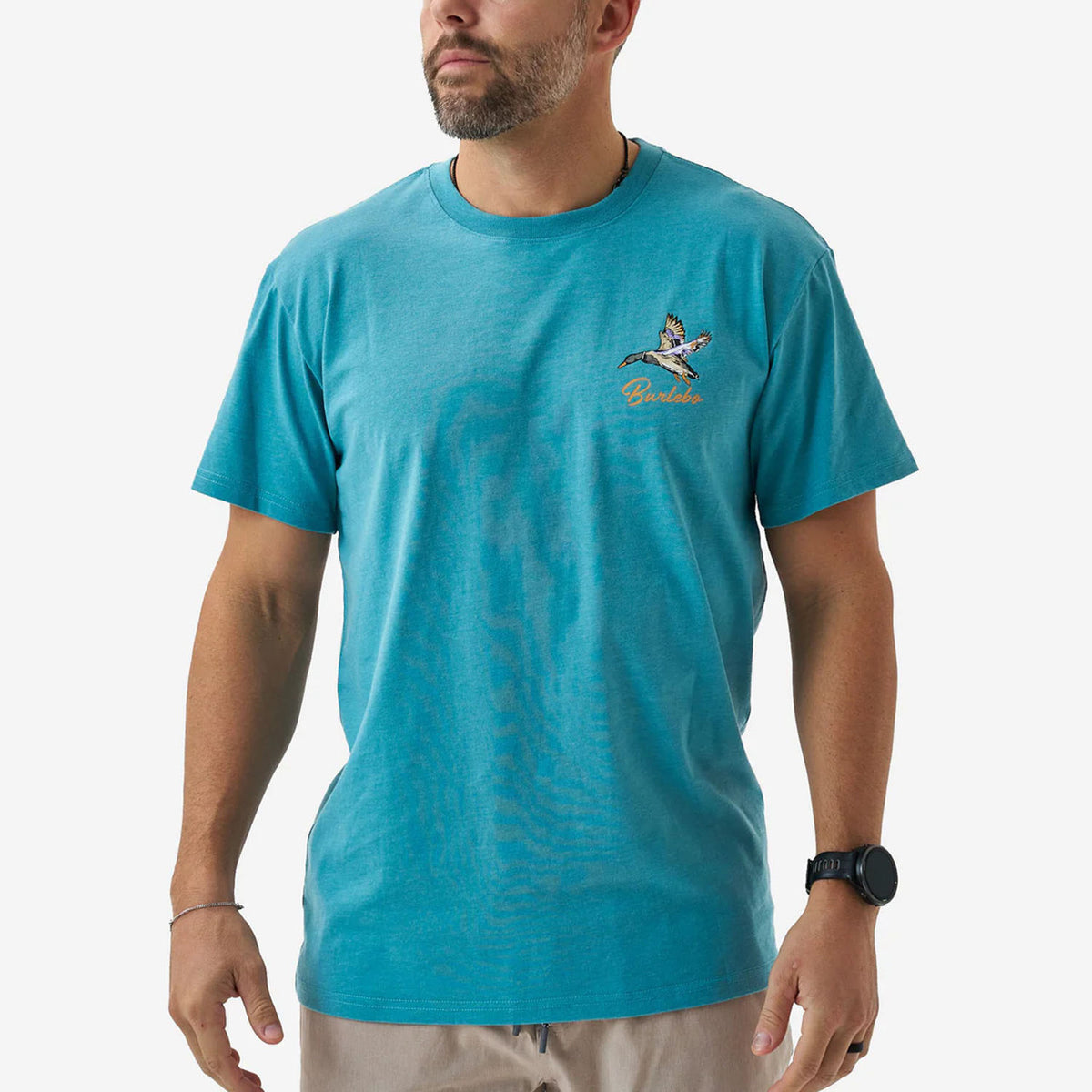 Front image of the Burlebo Pintail Triangle Duck Short Sleeve Tee.