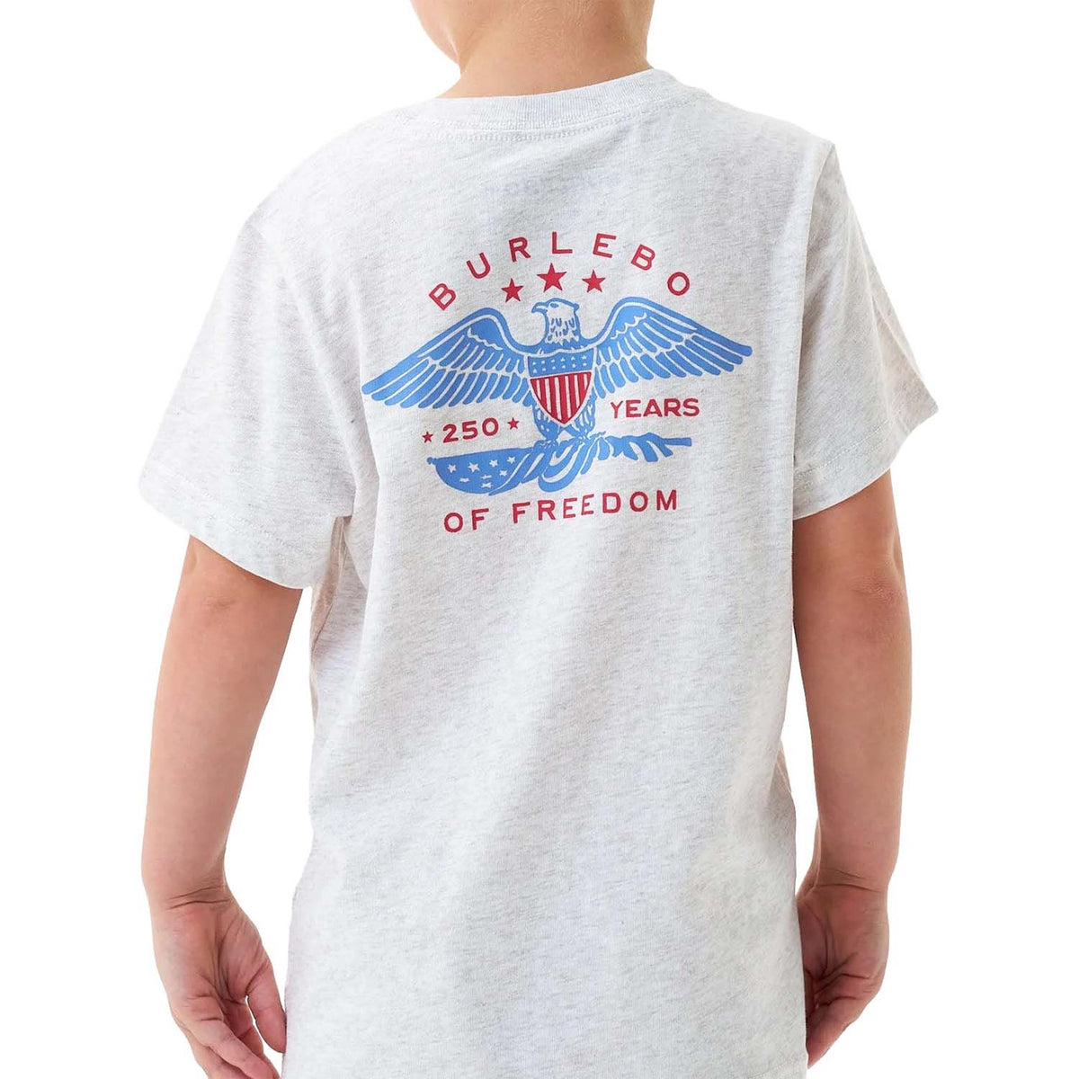 Image of the Burlebo Youth Old School Duck Hunt Short Sleeve in Oatmeal