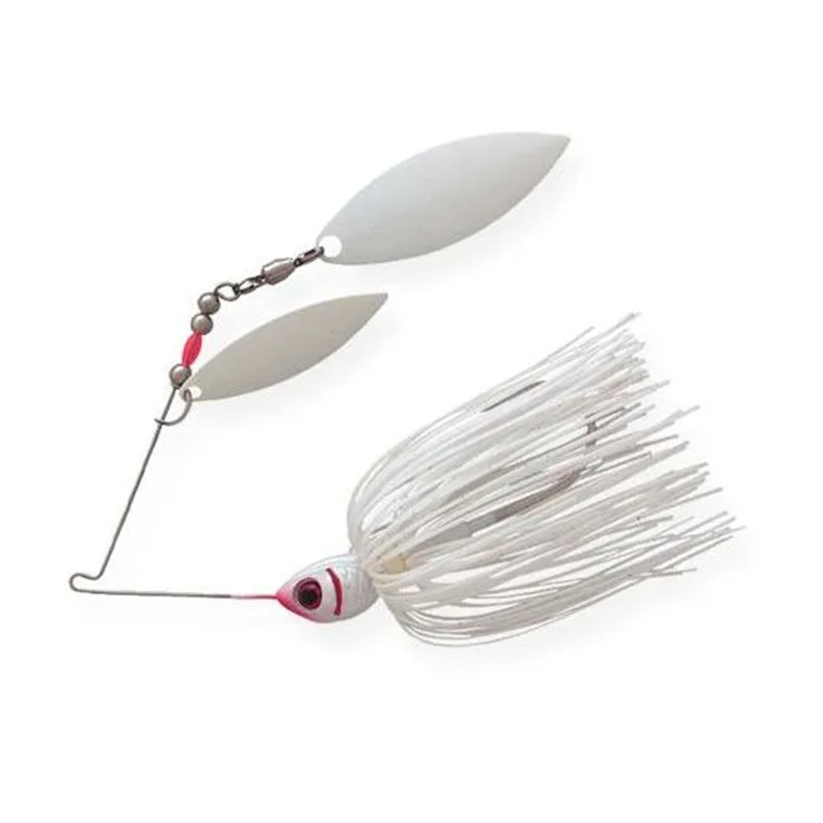 Booyah Glow Blade Spinnerbait Image in Chart Pearl White/Snow White