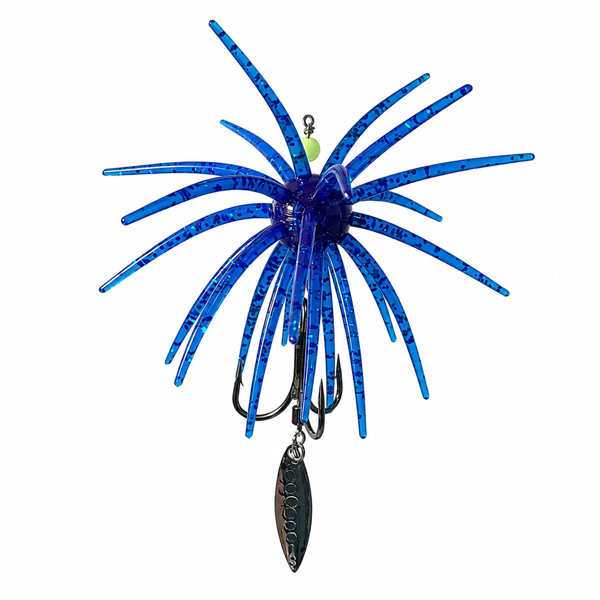 Head Hunter Lures JR's Spider Monkey Spin in Blue Venom
