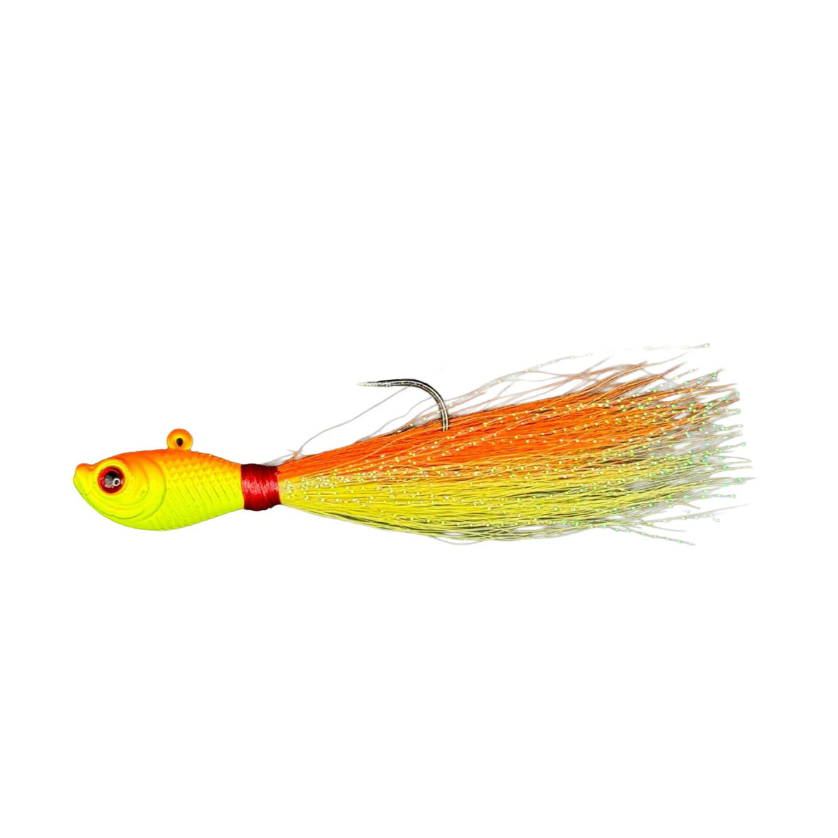 Head Hunter Lures Bucktail Jig in Orange