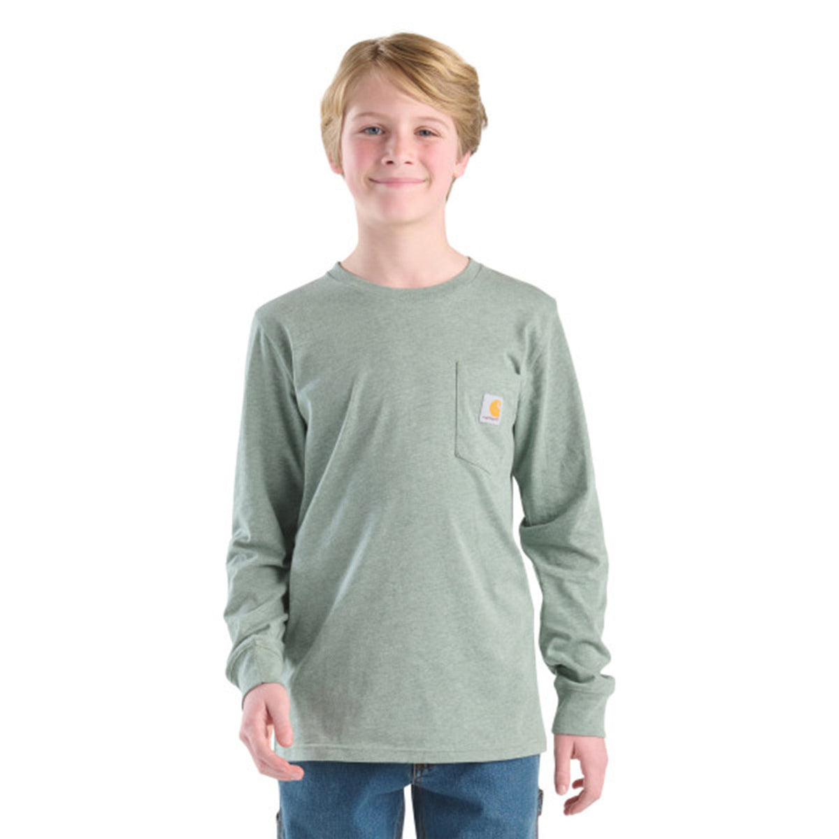 Carhartt Long Sleeve Deer "C" Pocket T-Shirt front image
