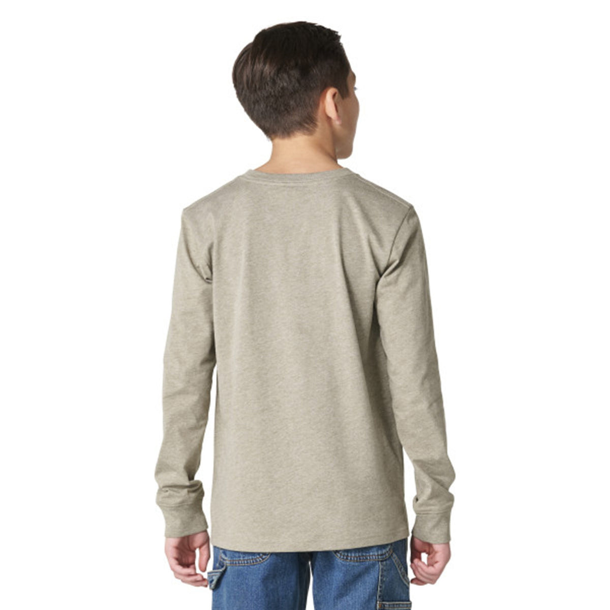 Back Image of the Carhartt Kids Youth Long-Sleeve Outdoor T-Shirt.
