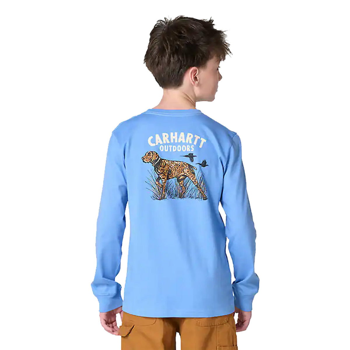 Image of the Carhartt Kids Toddler Long Sleeve Hunting Dog T-Shirt.