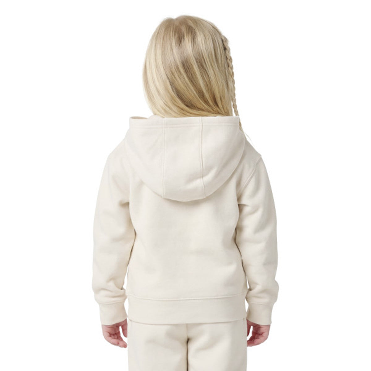 Back Image of the Carhartt Kids Toddler Girls Heart Logo Sweatshirt.