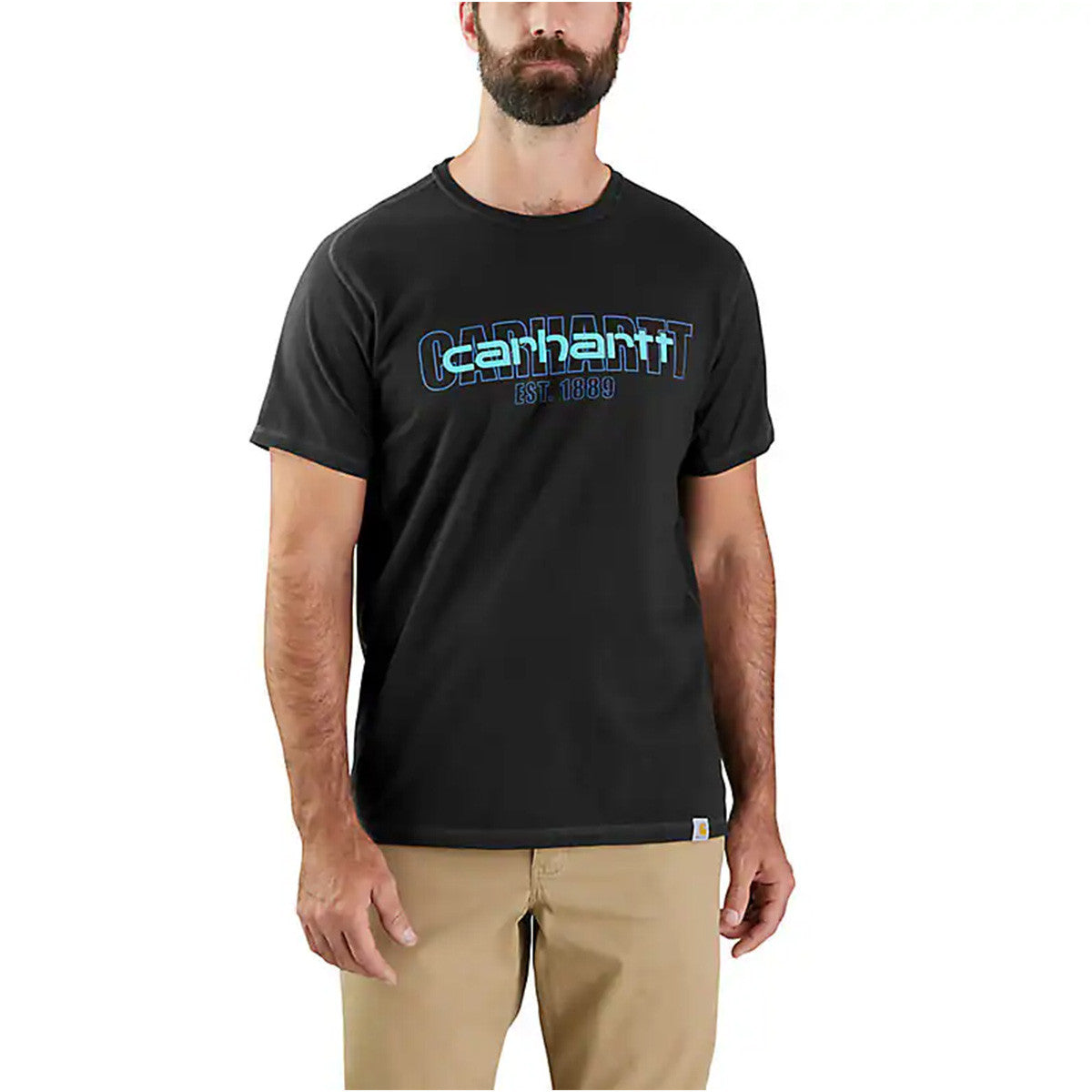Carthartt Force Relaxed Fit Midweight Short Sleeve Graphic T-Shirt Image In Black