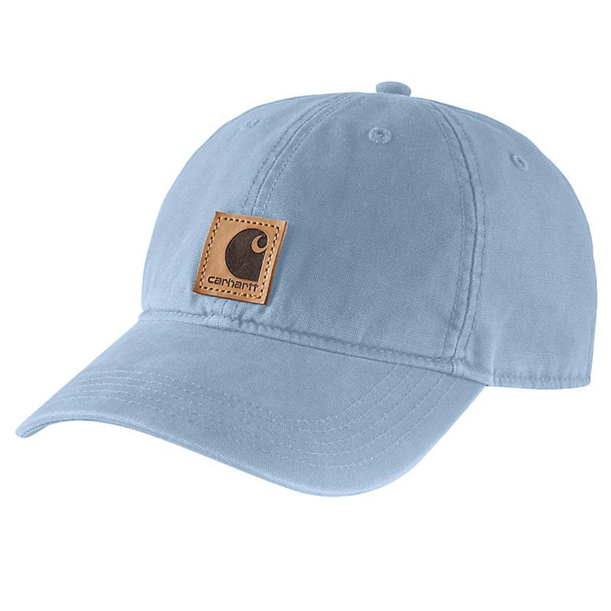 Carhartt Canvas Cap Image in Alpine Blue Mink