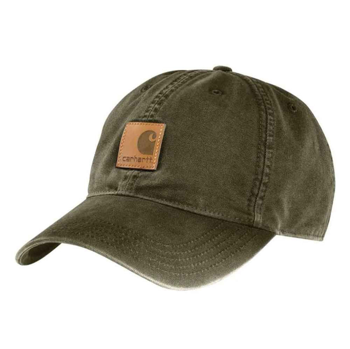 Carhartt Canvas Cap Image in Army Green Mink
