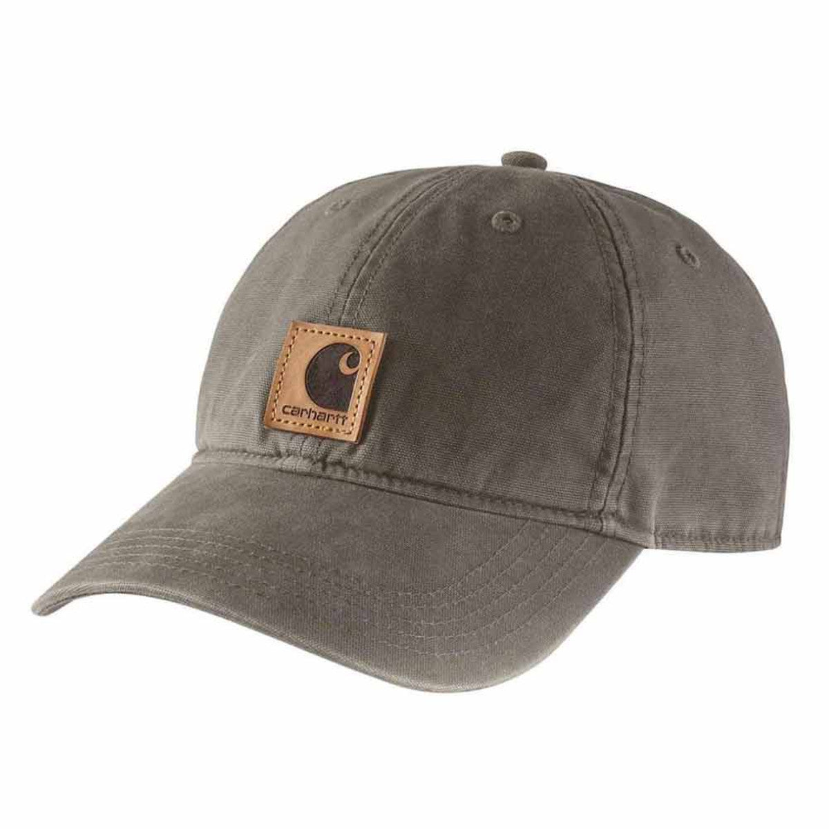 Carhartt Canvas Cap Image in Driftwood Mink