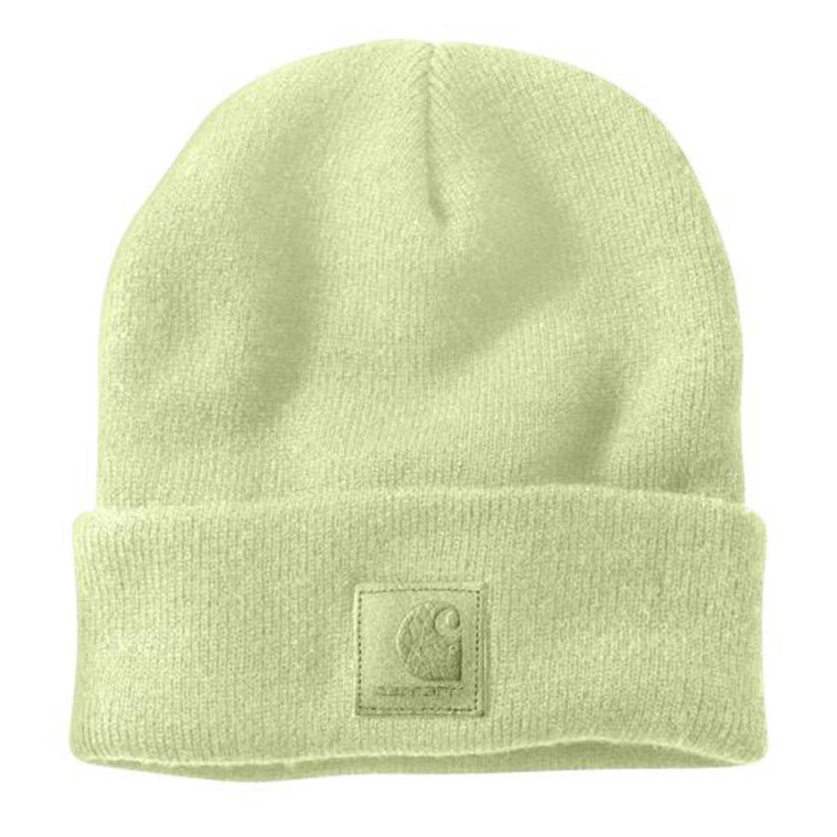 Carhartt Tonal Patch Beanie Image in Pastel Lime