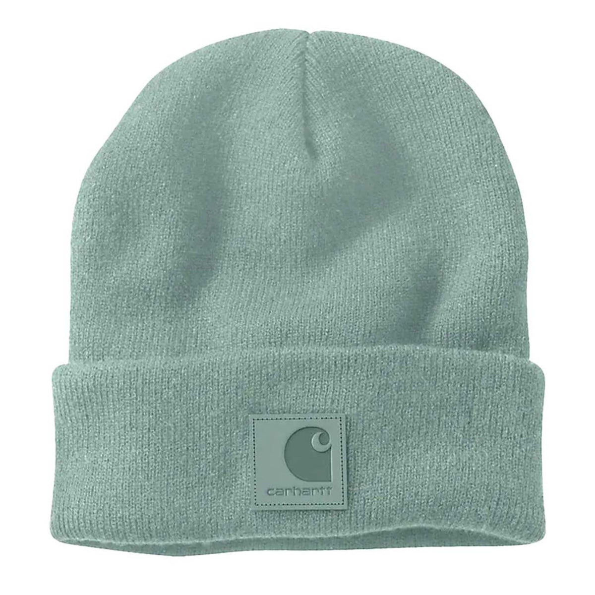 Carhartt Tonal Patch Beanie Image in Patina