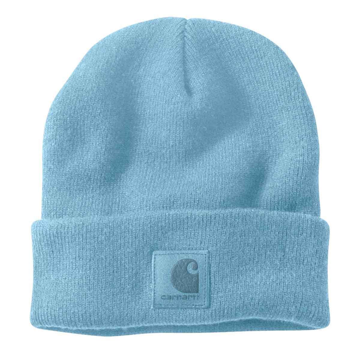 Carhartt Tonal Patch Beanie Image in Powder Blue