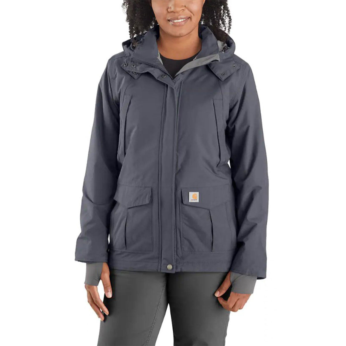 Carhartt Women's Storm Defender Heavyweight Jacket image in Bluestone
