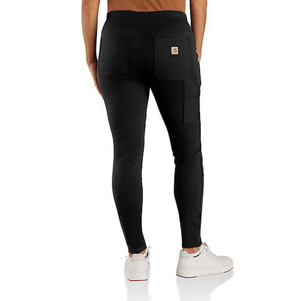 Carhartt Women's Force Midweight Pocket Leggings Back Image Black