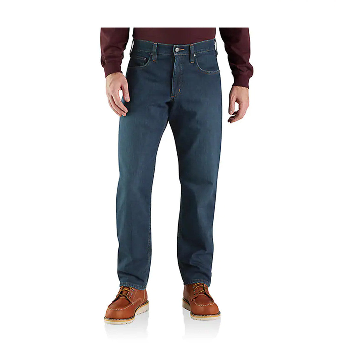 Carhartt Rugged Flex Relaxed Fit Fleece-Lined 5-Pocket Jean Image