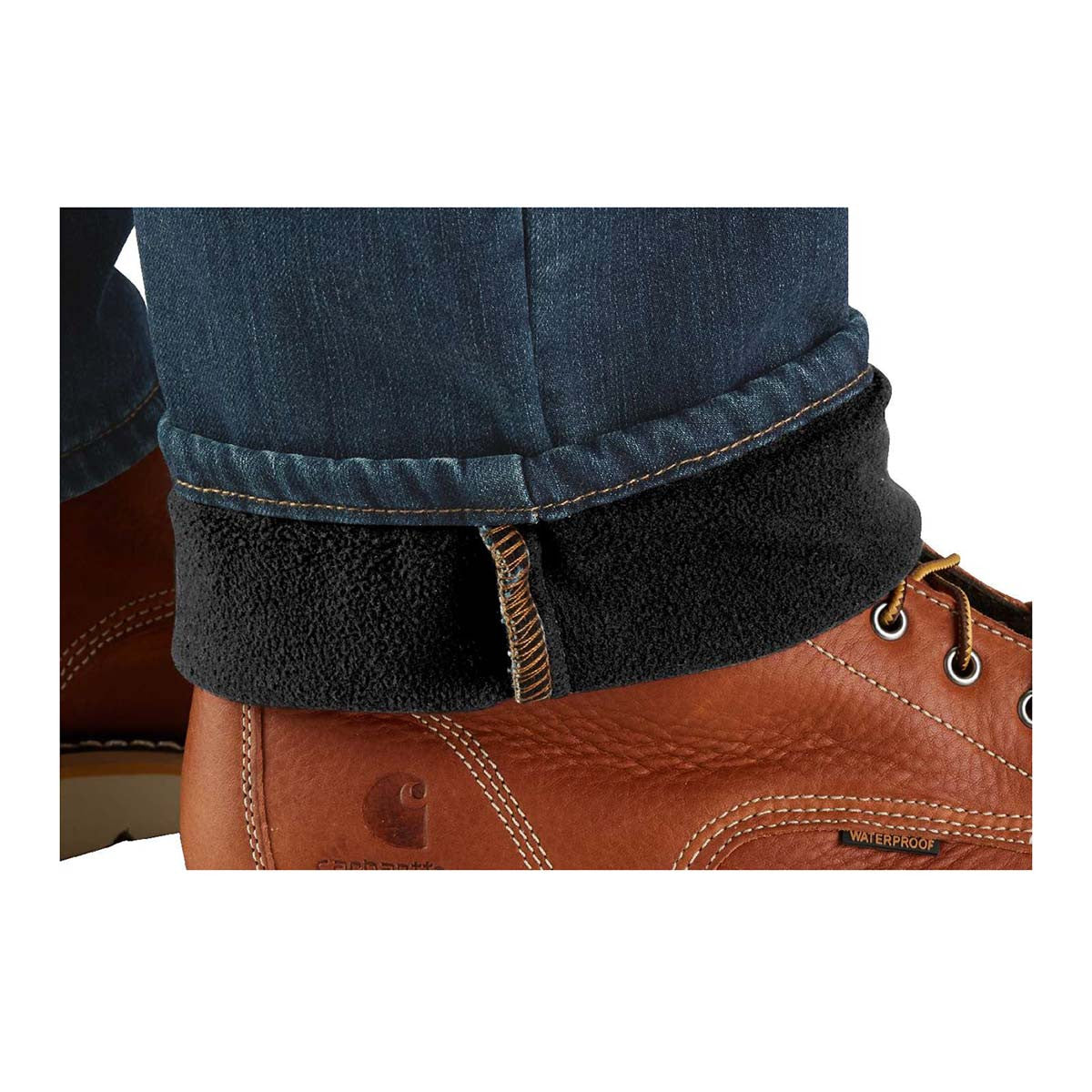 Carhartt Rugged Flex Relaxed Fit Fleece-Lined 5-Pocket Jean Image
