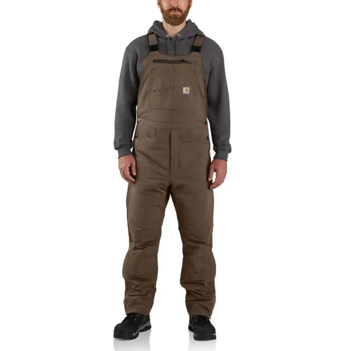 Image of the Carhartt Super Dux Relaxed Fit Insulated Bib Overalls.