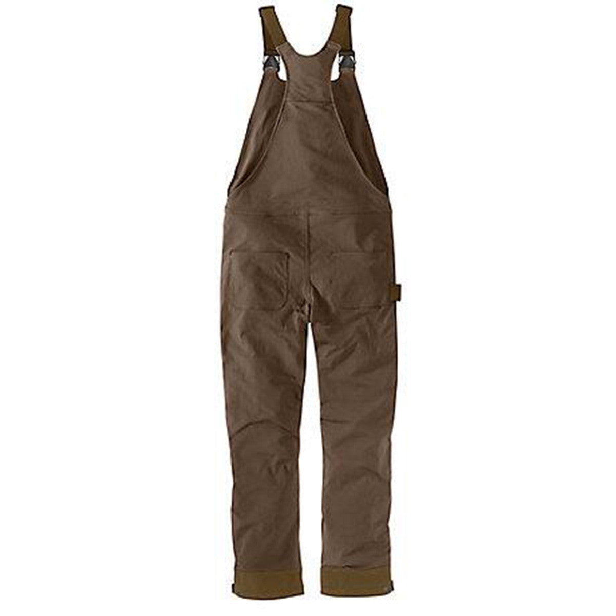 Back image of the Carhartt Super Dux Relaxed Fit Insulated Bib Overalls.