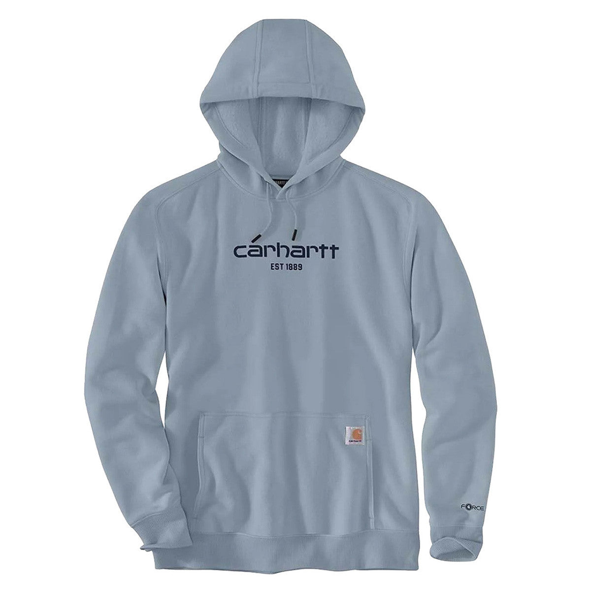Carhartt Force Relaxed Fit Lightweight Logo Graphic Sweatshirt Image in Neptune