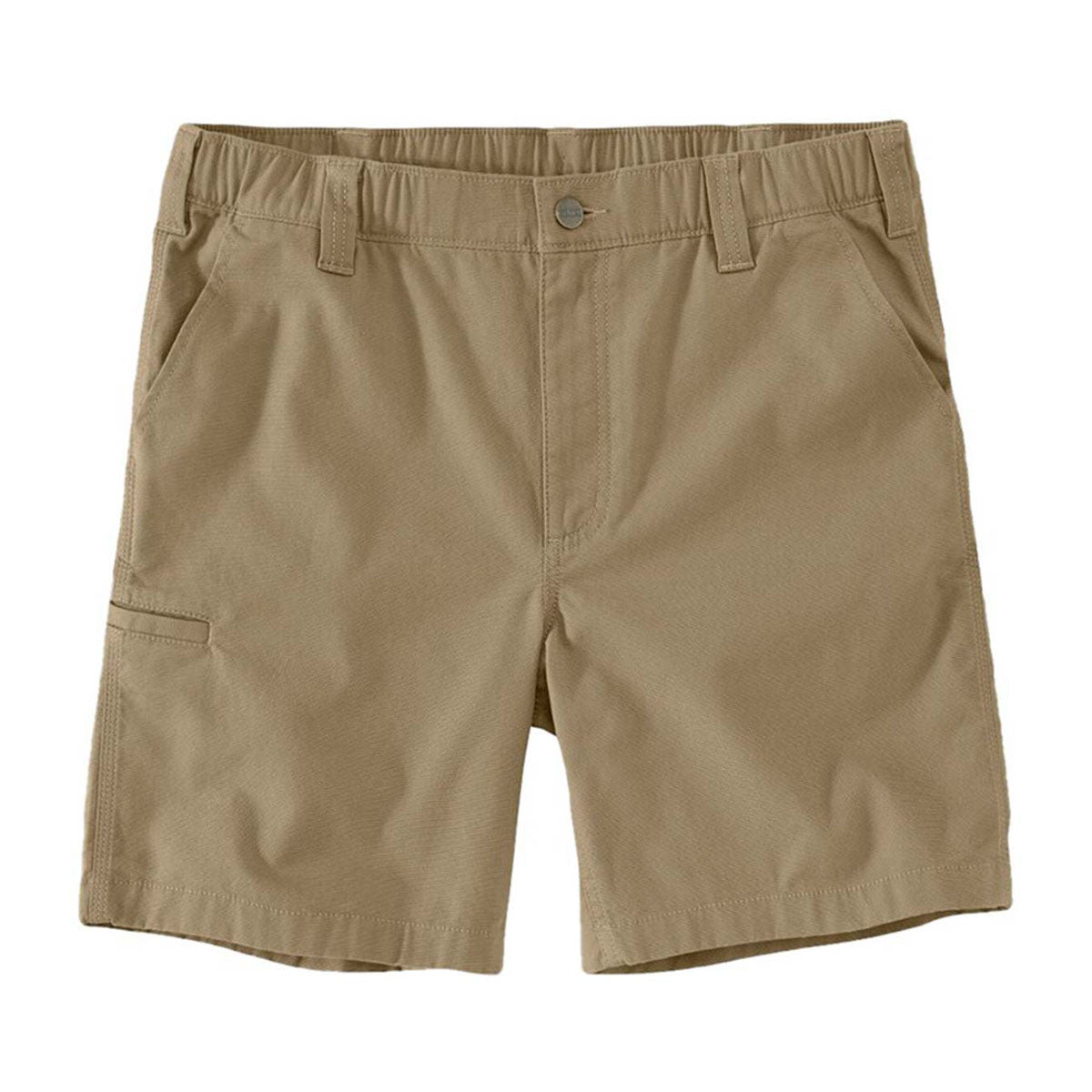 Carhartt Men's Rugged Flex Relaxed Fit Canvas Work Shorts Image in Dark Khaki