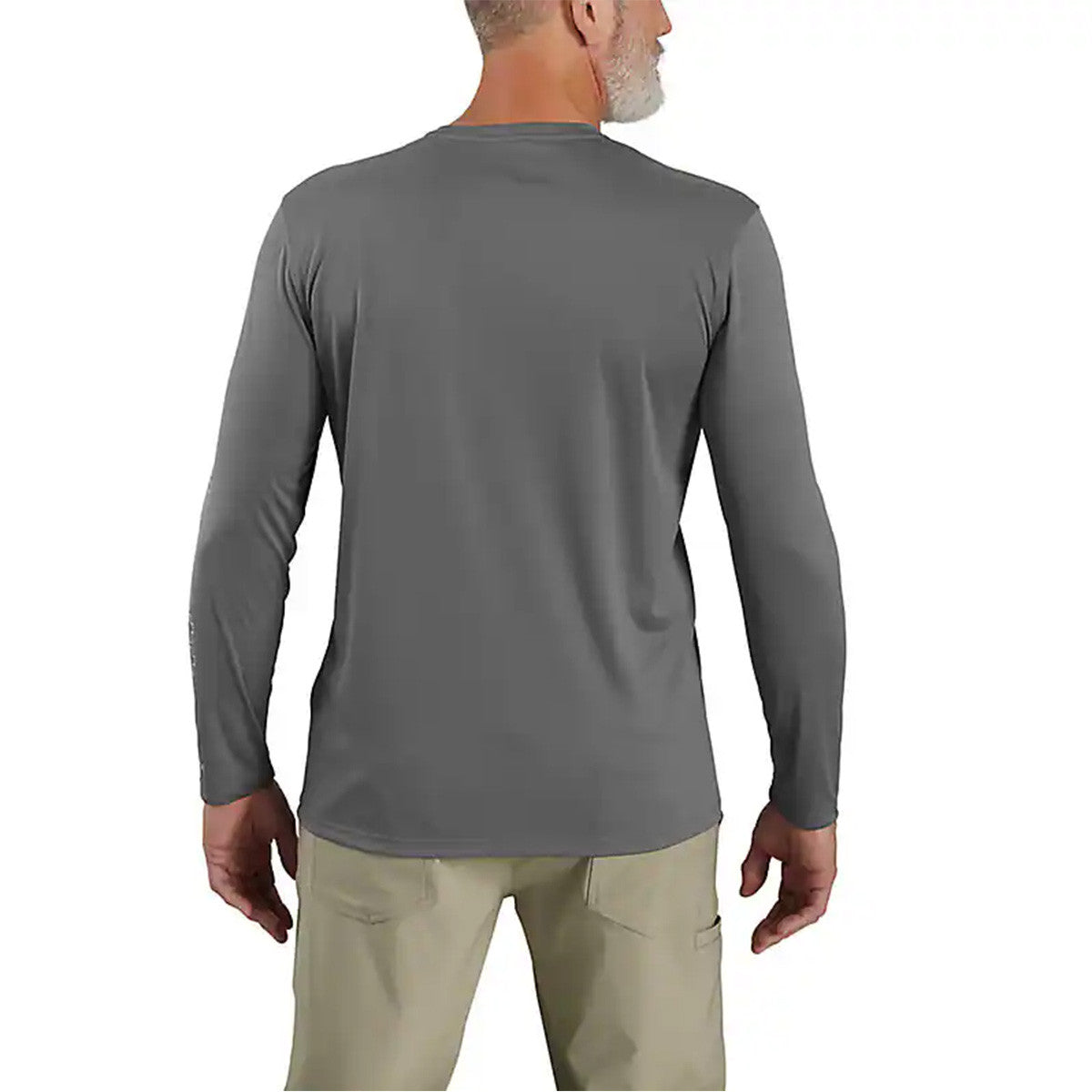 Back image of the Carhartt Force Sun Defender Lightweight Graphic Long Sleeve.