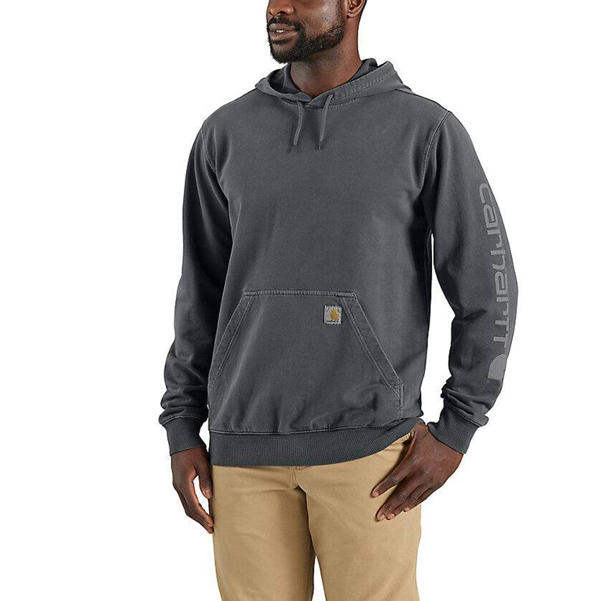 Carhartt Relaxed Fit Midweight Garment Dyed Graphic Sweatshirt Image in Shadow