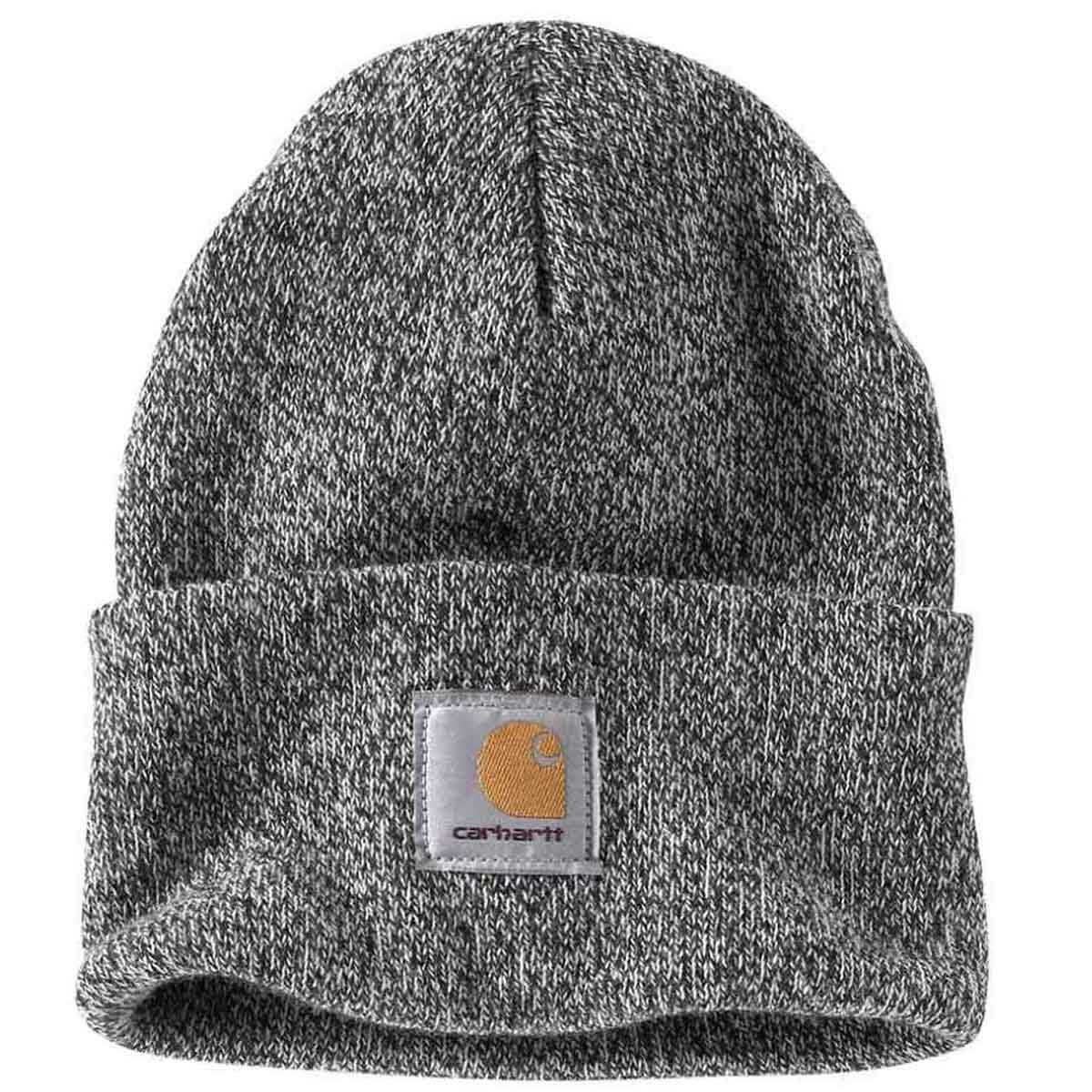 Carhartt Knit Cuffed Beanie Image in Black/White