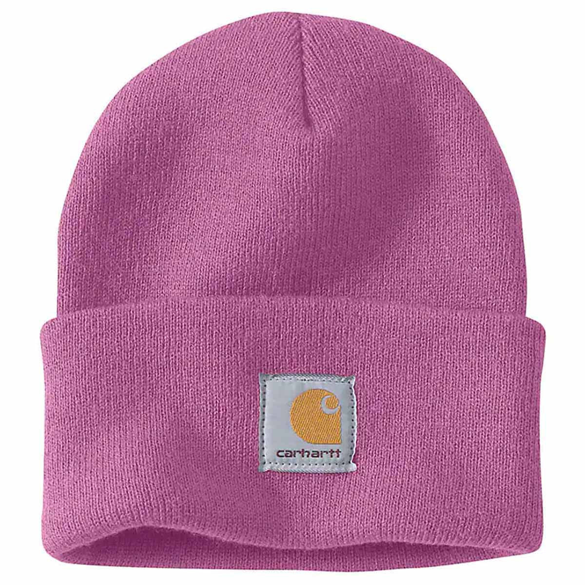 Carhartt Knit Cuffed Beanie Image in Thistle