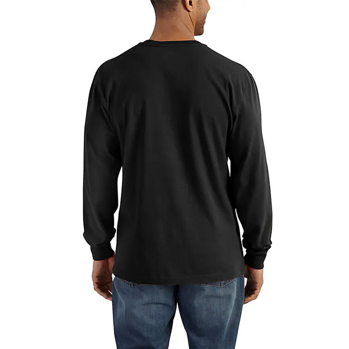 Carhartt Loose Fit Heavyweight Long Sleeve Pocket Henley back image