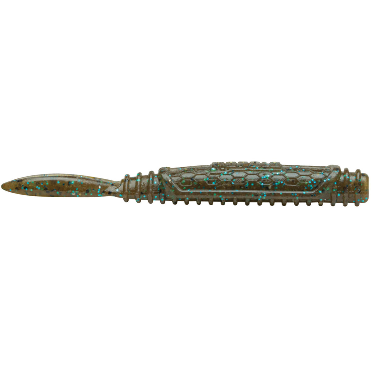 Rapala CrushCity Salted NedRoll image in Green Pumpkin Blue