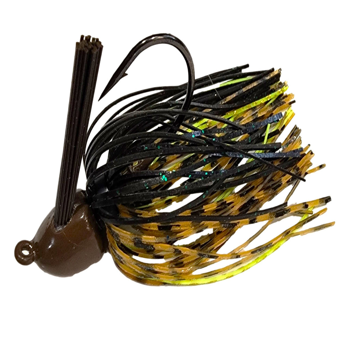 Image of the Chompers Skirted Flipping Brush Jig in Missouri Craw