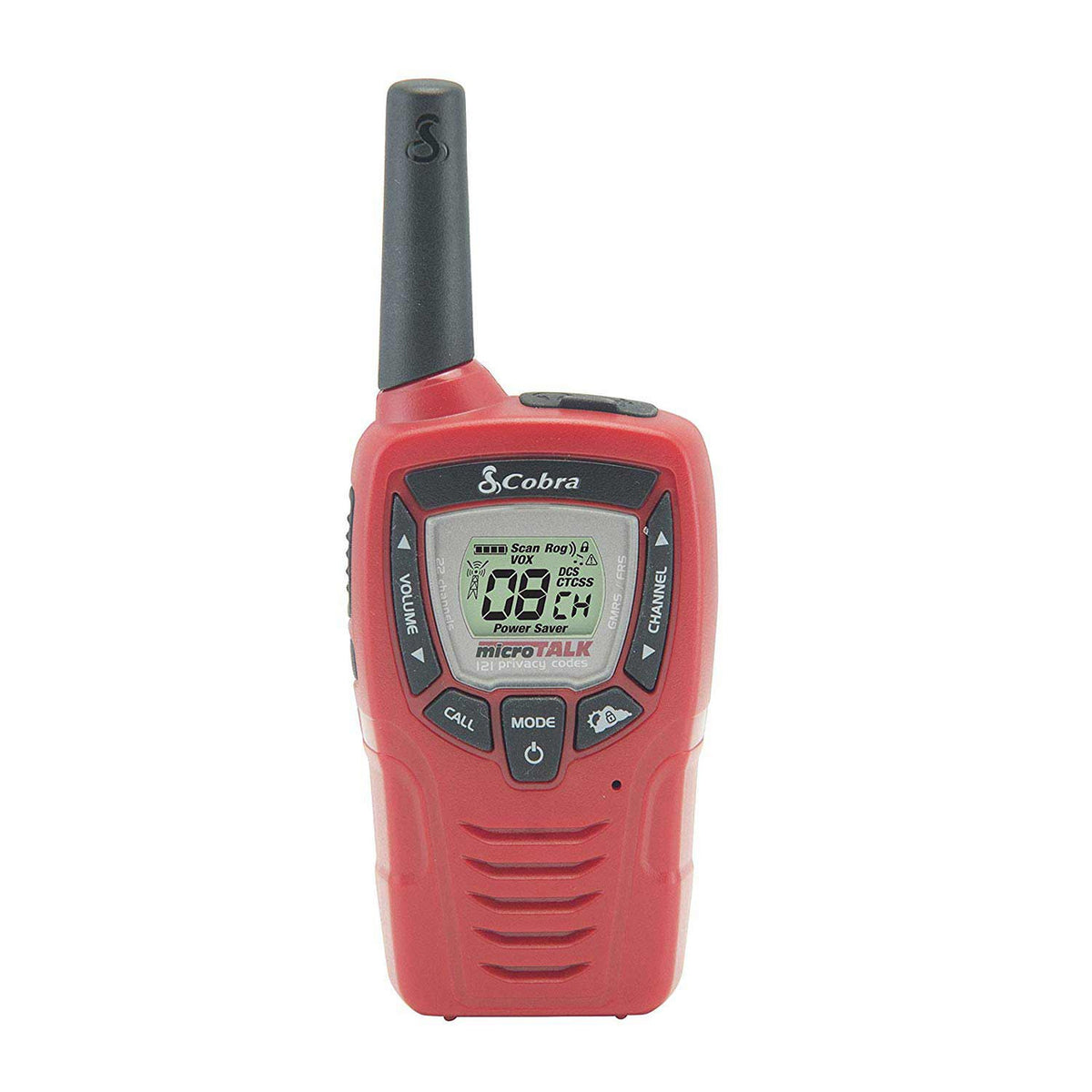 Cobra WR380 Emergency Weather Alert Radio, Red