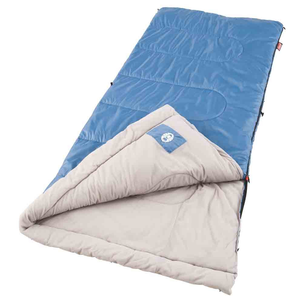 Coleman Sun Ridge Sleeping Bag in Polyester Blue Image