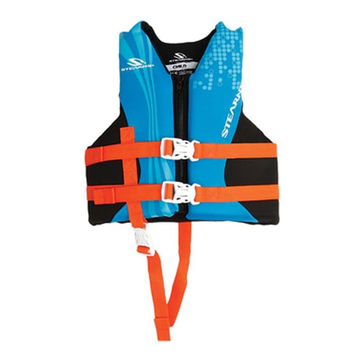 Stearns Youth Hydroprene Blue Life Jacket Front Image