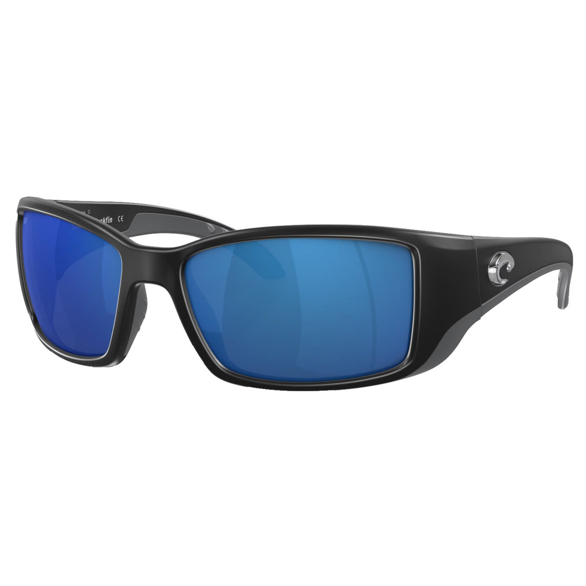 Costa Del Mar Blackfin Sunglasses - Matte Black Blue Mirror 580P