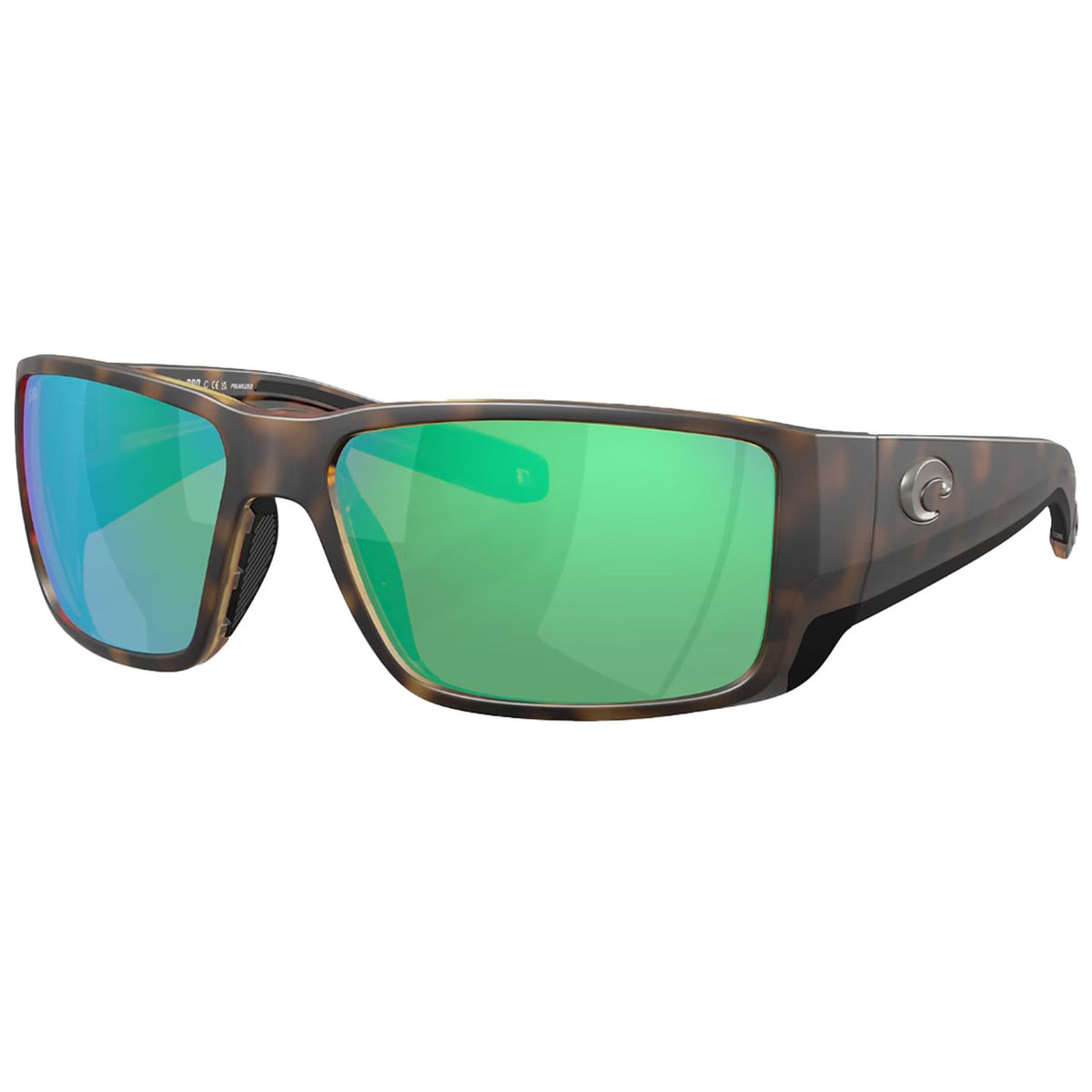 Costa Del Mar Blackfin Pro Sunglasses - Matte Tortoise Green Mirror 580G