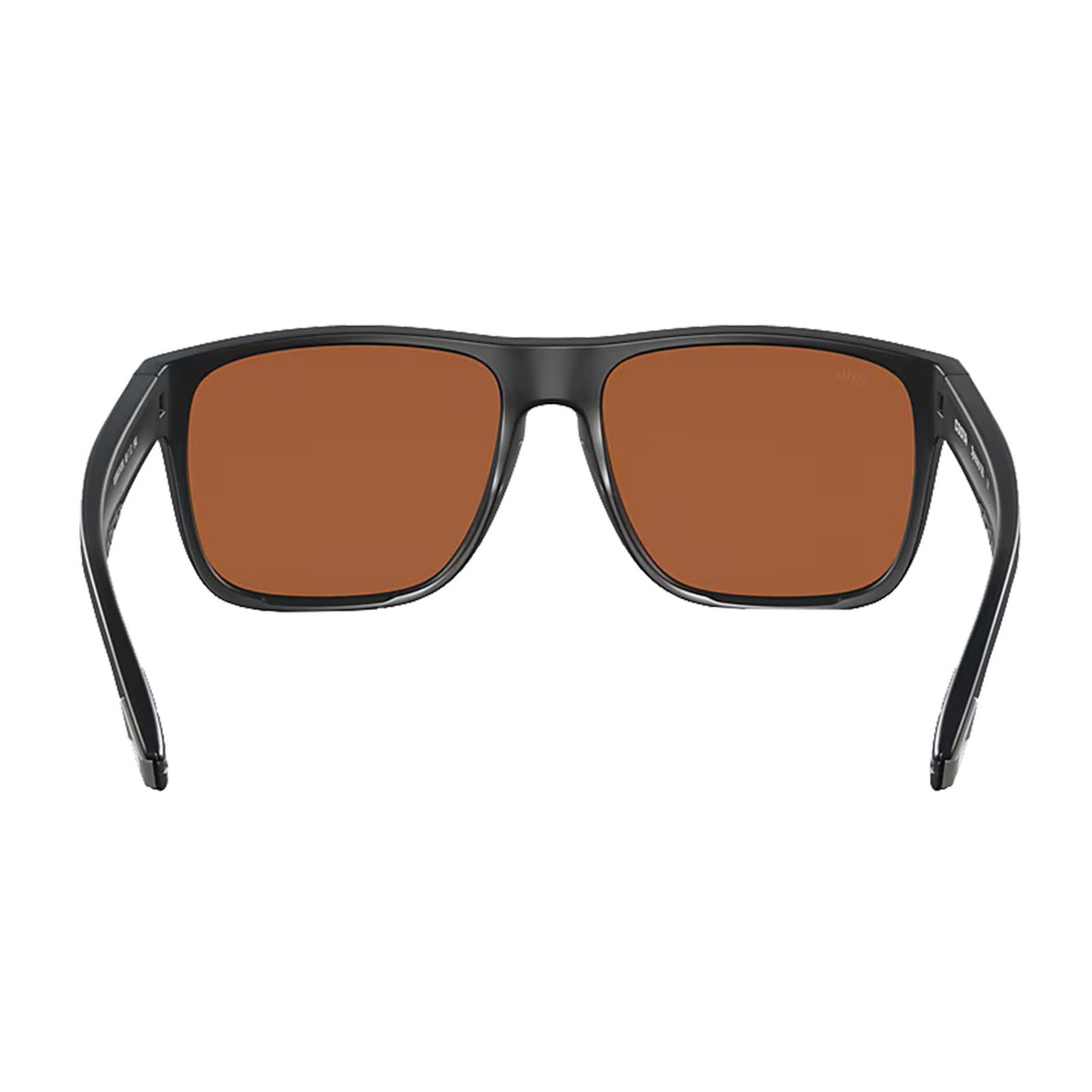 Costa Spearo XL Polarized Sunglasses Back Image in Matte Black Blue Mirror 580G
