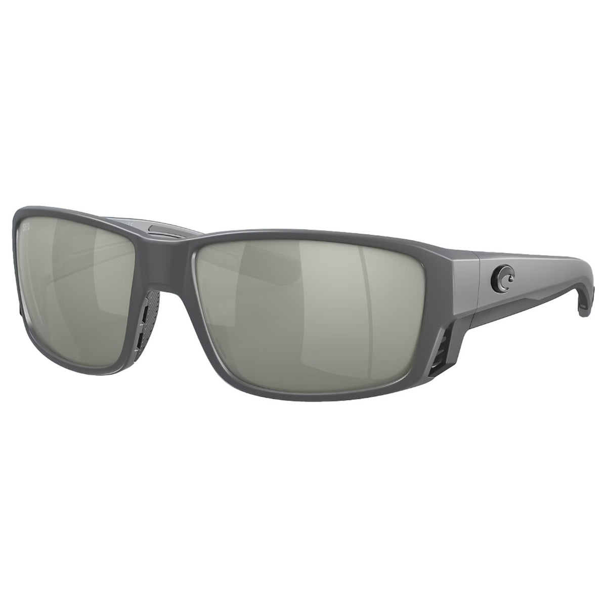Costa Del Mar Tuna Alley Pro Sunglasses with Gray Silver Mirror 580G Matte Gray