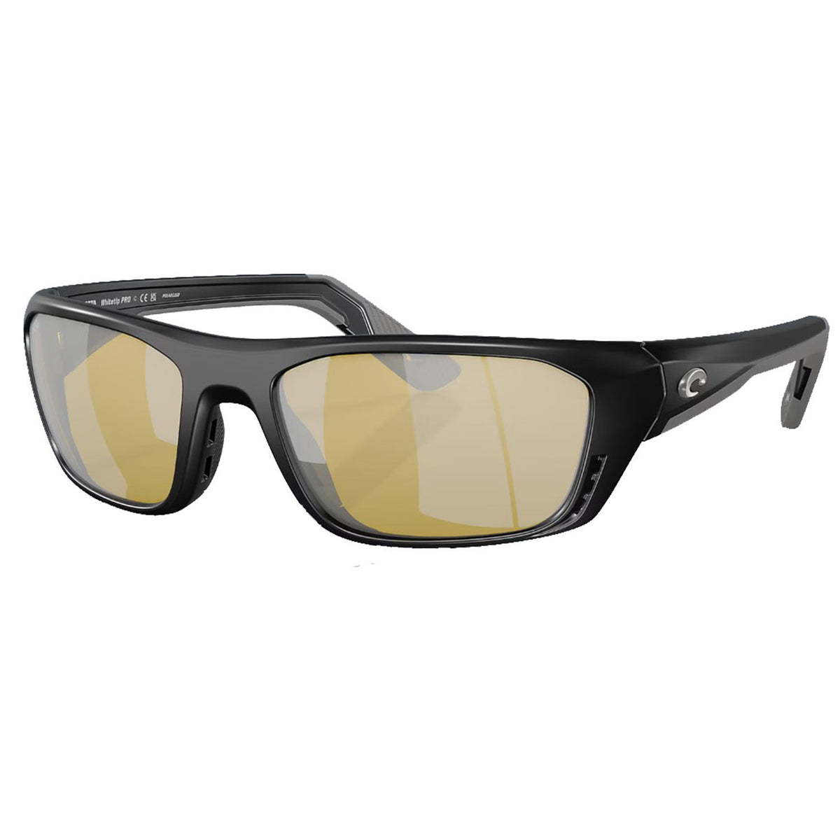 Costa Del Mar Whitetip Pro Sunglasses - Sunrise Silver Mirror 580G Matte Black