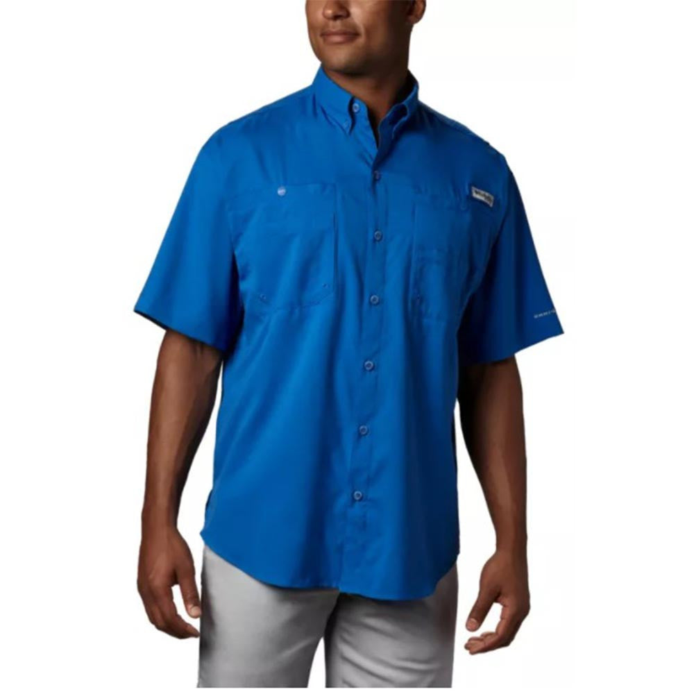 Columbia Tamiami II SS Shirt - Vivid Blue