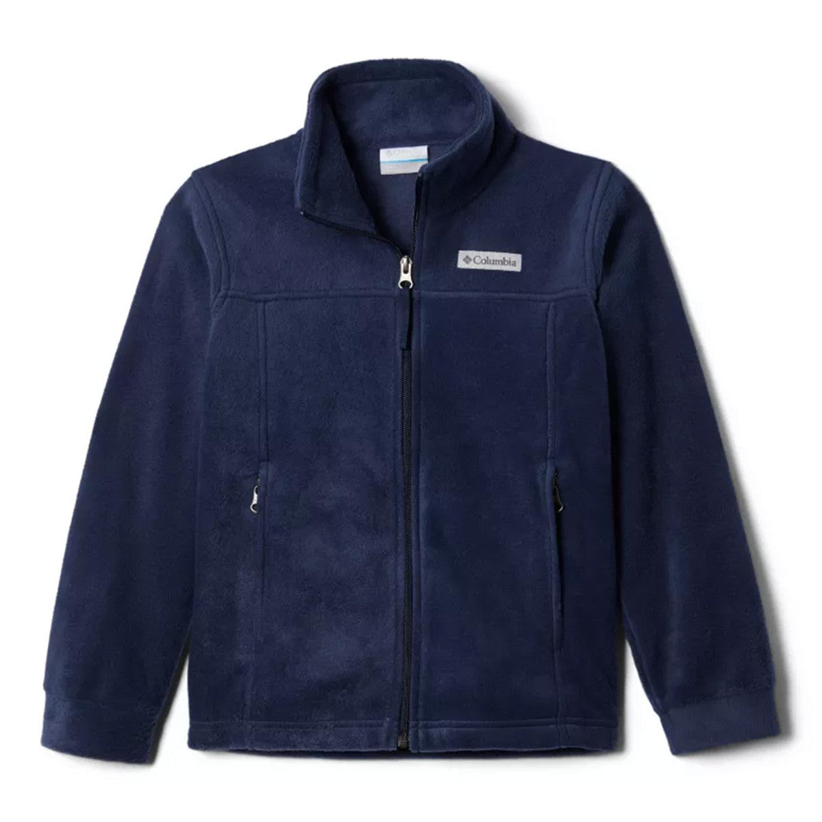 Columbia Youth Steens Mountain II Fleece Jacket Image in Collegiate Navy