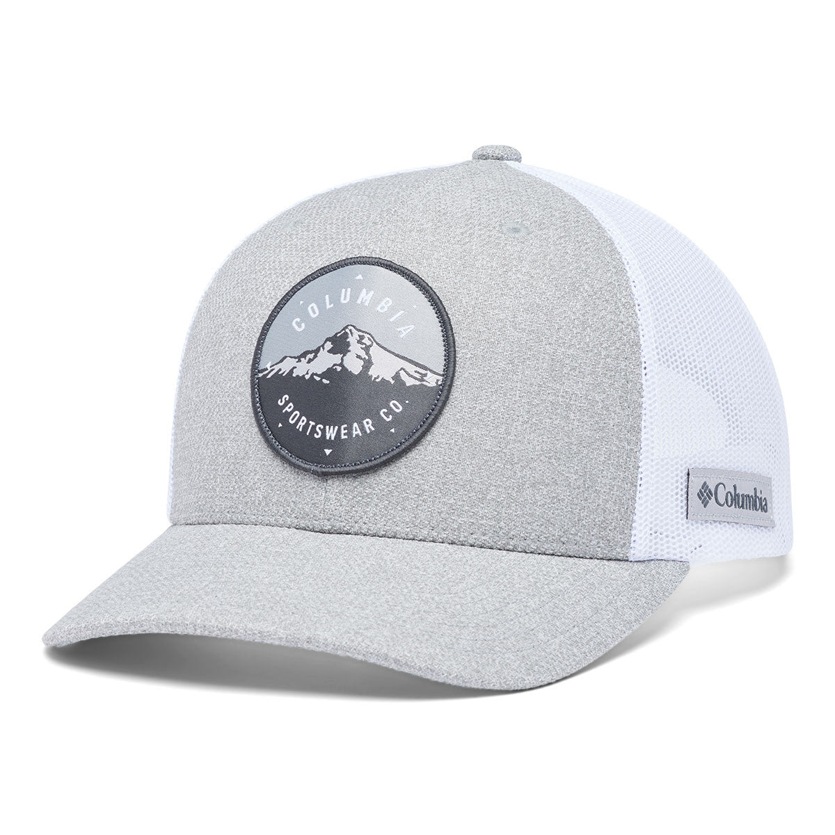 Columbia Mesh Snapback Hat Image in Grey Heather