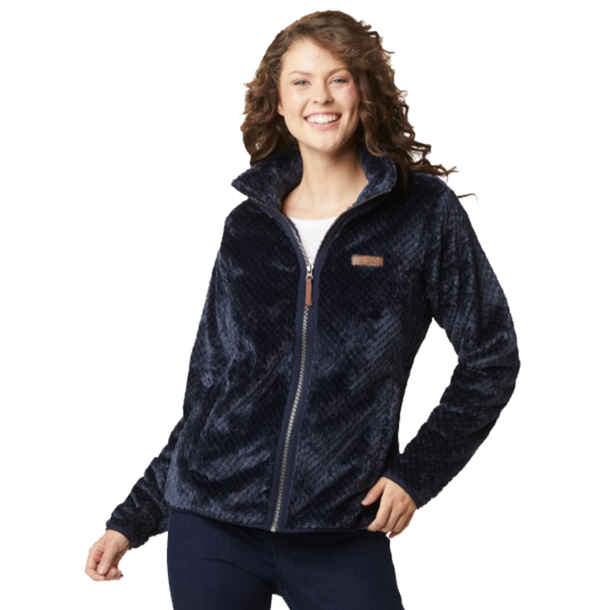 Colombia Women's Fire Side II Sherpa Full Zip image in Dark Nocturnal