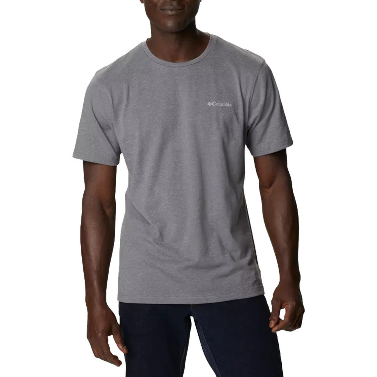 Image of the Columbia Thistletown Hills Short-Sleeve Shirt in City Grey Heather