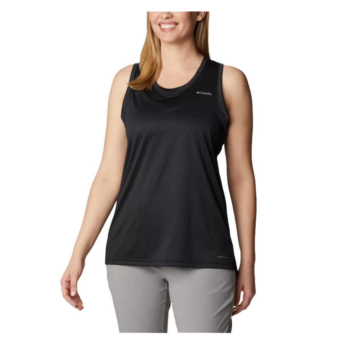 Columbia Women's Hike Tank Front Image in Black