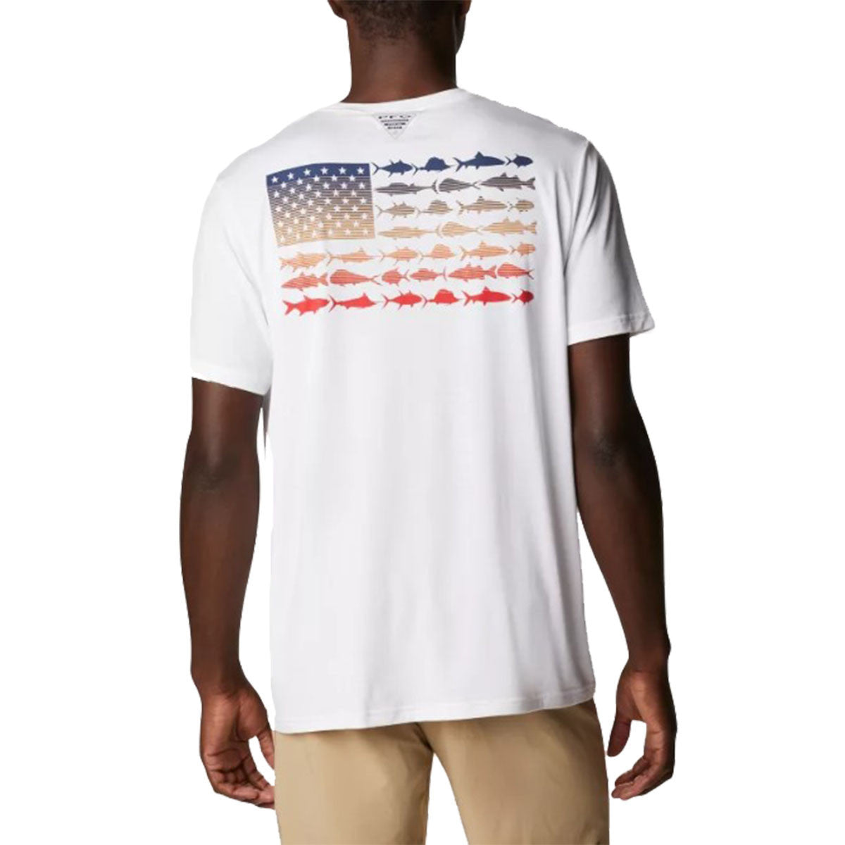 Men's PFG Fish Flag Tech Tee